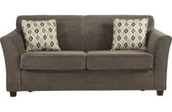 HOME Stacey Fabric Sofa Bed - Charcoal